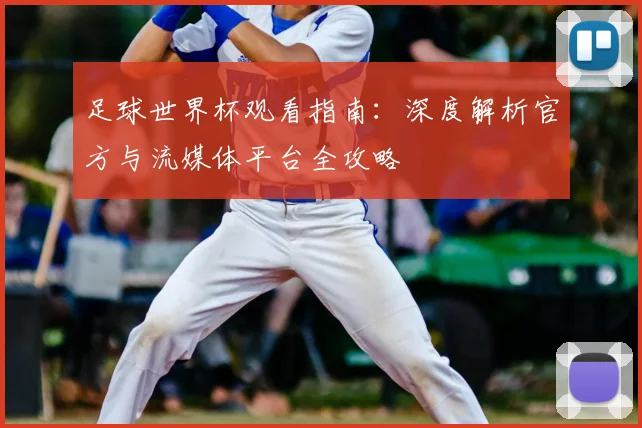 足球世界杯观看指南：深度解析官方与流媒体平台全攻略
